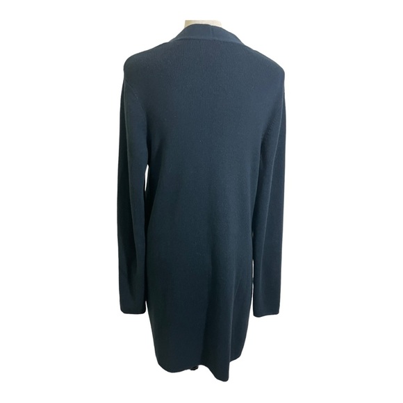 J.Jill womens open front ribbed cardigan. Pockets long. Viscose rayon. Small - Picture 7 of 13